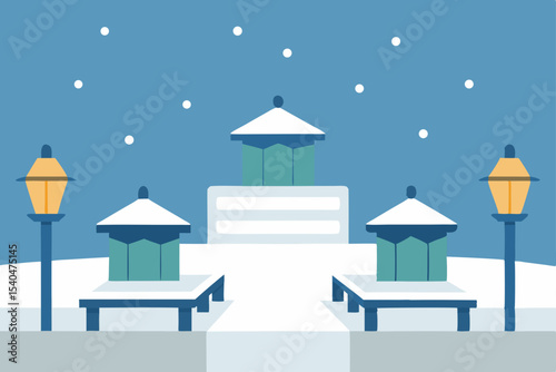 a silent rooftop prayer garden with soft lanterns 