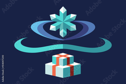a sky level gift wrapping station shaped like 