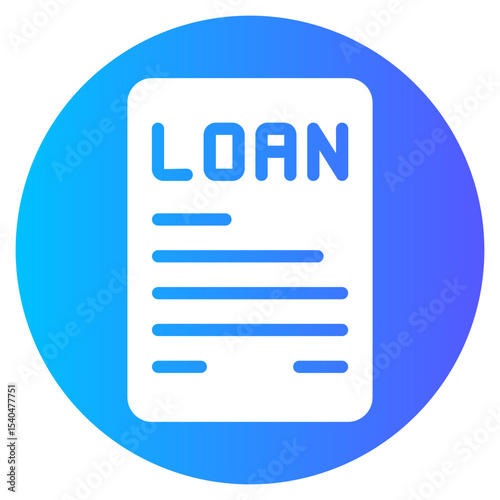 loan gradient icon