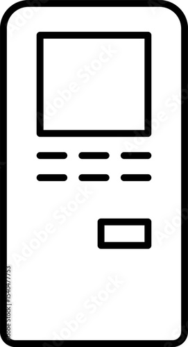 Public Service and Municipal Transport Line Icons Set — Thin Linear Vector Symbols of Travel and Transit
