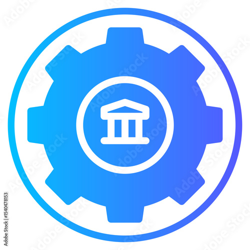 management gradient icon
