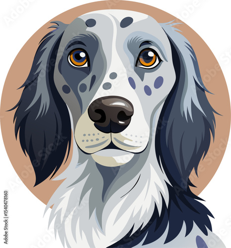 English Setter vector