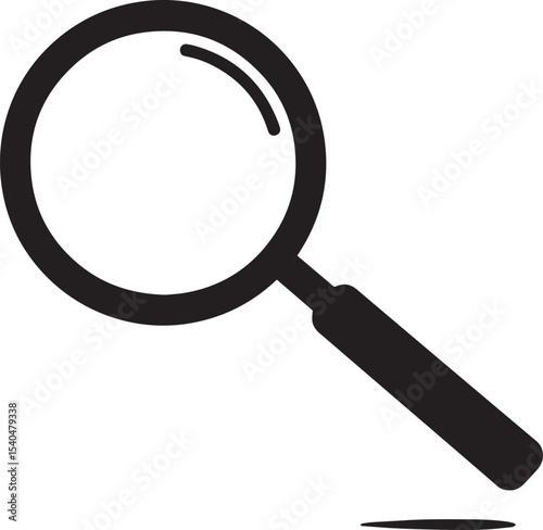 Magnifying Glass Icon Search, Zoom, and Discover