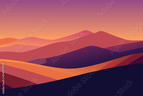 abstract rolling hills with bold gradients and min.svg