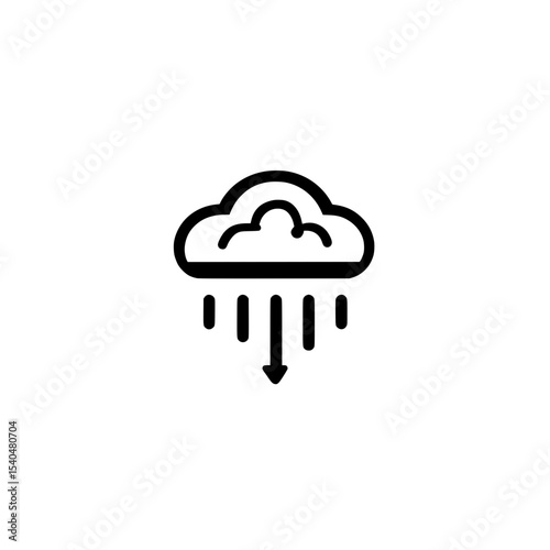 Rain Icon Illustration