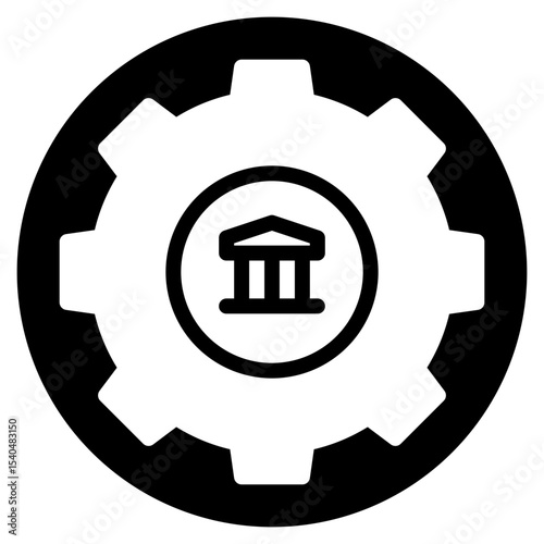 management glyph icon