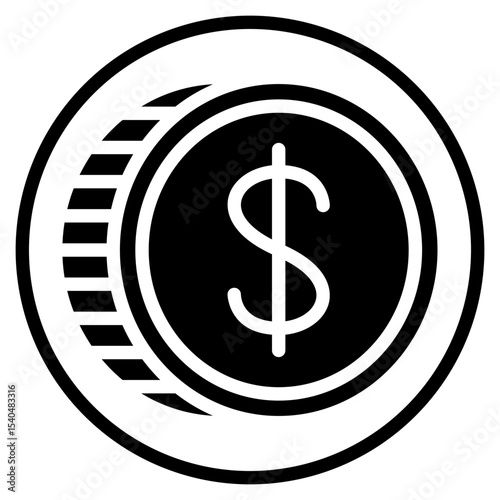 coin glyph icon