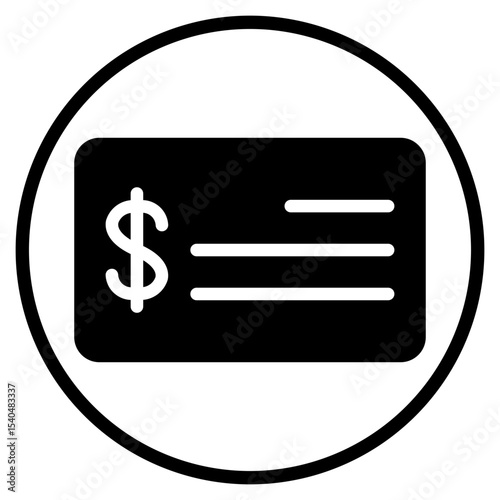 banker glyph icon