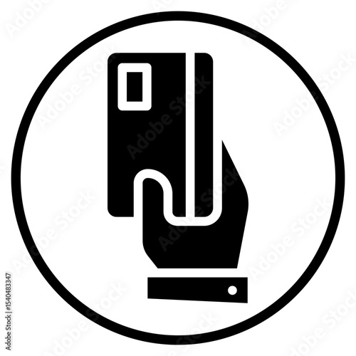 credit card glyph icon