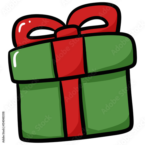 green gift box