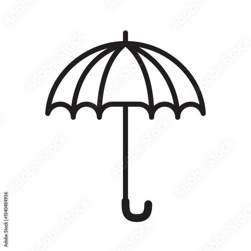 umbrella icon , template, flat, design, vector, illustrations, education, style, trendy, collections