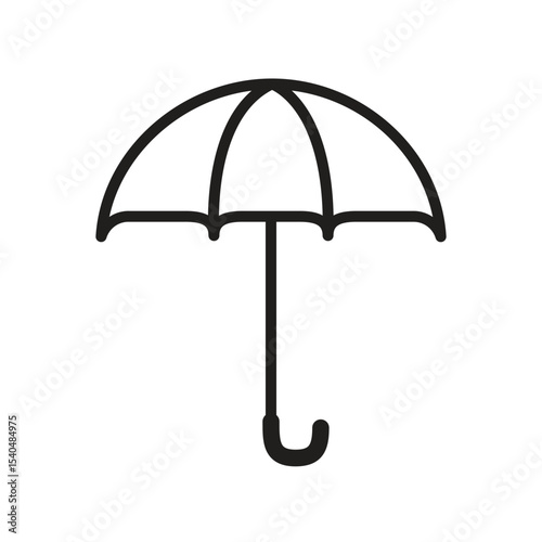 umbrella icon , template, flat, design, vector, illustrations, education, style, trendy, collections