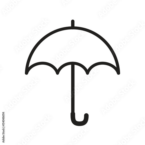 umbrella icon , template, flat, design, vector, illustrations, education, style, trendy, collections