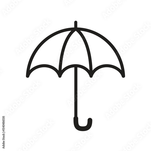 umbrella icon , template, flat, design, vector, illustrations, education, style, trendy, collections