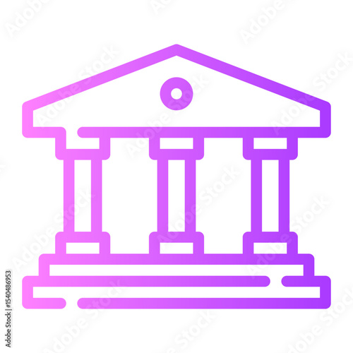 bank gradient icon