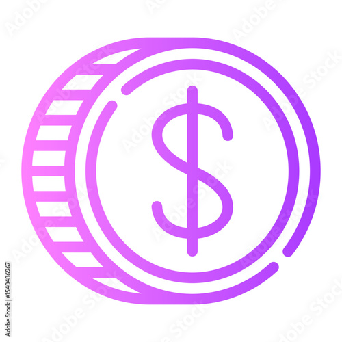 coin gradient icon