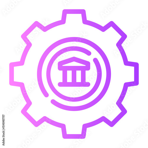 management gradient icon