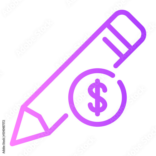 pencil gradient icon