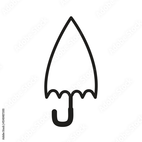 umbrella icon , template, flat, design, vector, illustrations, education, style, trendy, collections