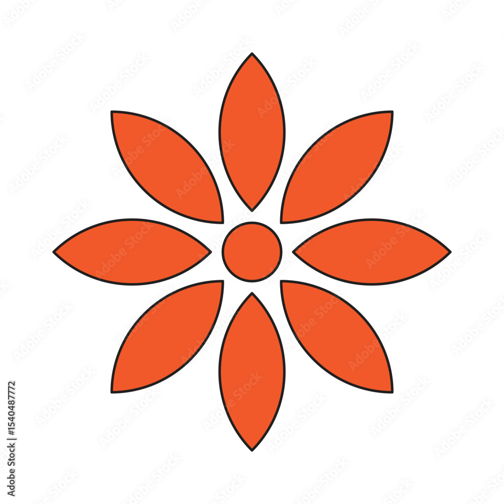 abstract flower vector illustration abstract flower vector illustration