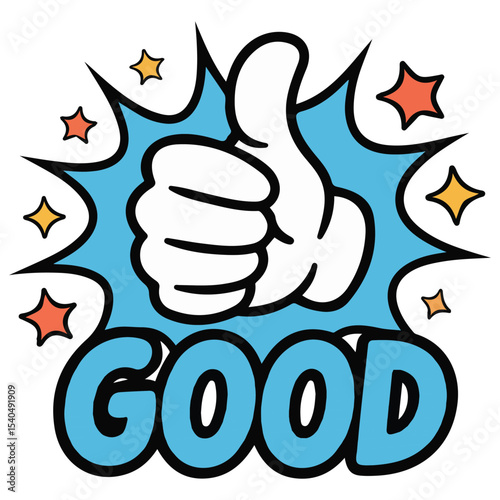 positive feedback symbols like okay nice and understood isolated vector illustration
