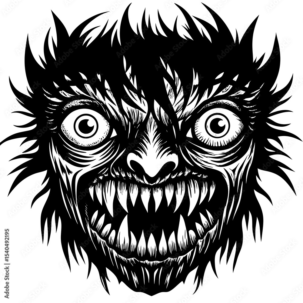 Obraz premium lion head tattoo