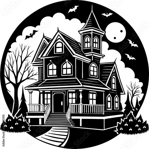 house in the night