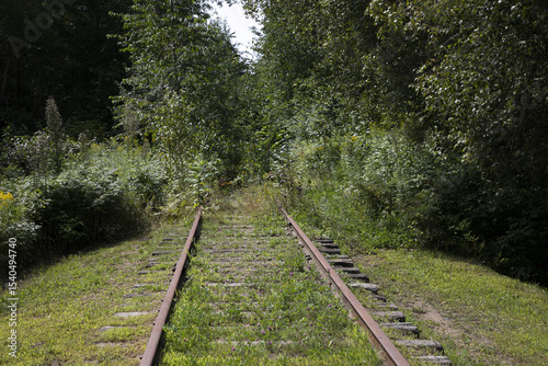 Railroad, railway, train, ending railway, Shawinigan, road