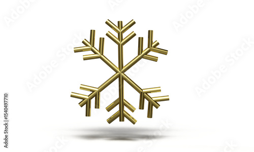 golden yellow orange color snowflake happy new year hny 2026 2025 2027 time happy new year merry christmas xmas gift object winter december santa claus festival greeting object holiday party event 