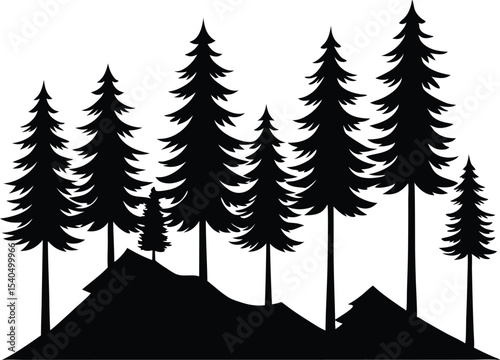 black-silhouette-set-of-8-pine-trees--each-with-a-.eps