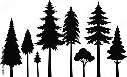 -black-vector-silhouette-of-8-unique-pine-trees-wi.eps