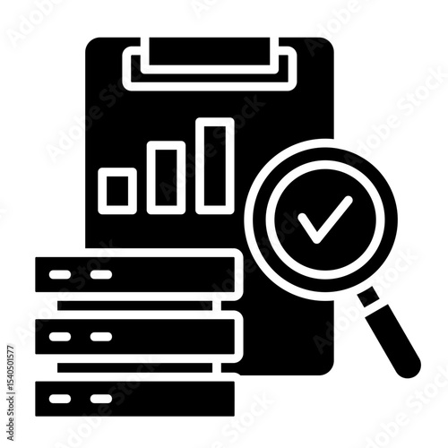 Big Data Analytics  Icon Element For Design	