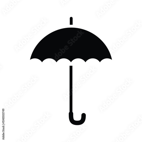 umbrella icon , template, flat, design, vector, illustrations, education, style, trendy, collections
