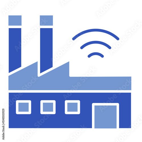 Smart Factory  Icon Element For Design	