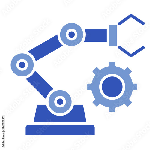 Automation Robotics  Icon Element For Design	