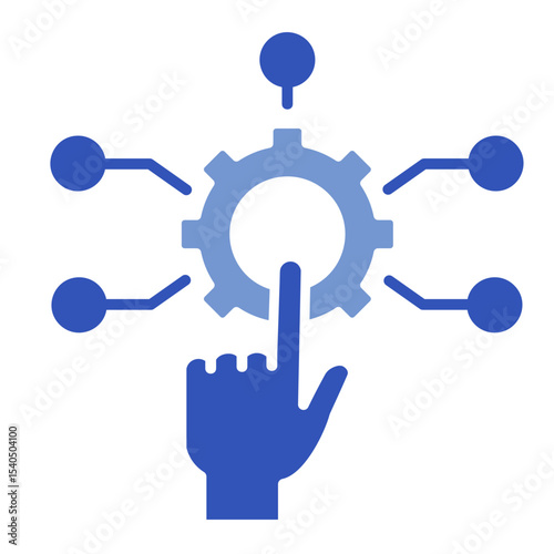 Digital Transformation  Icon Element For Design	