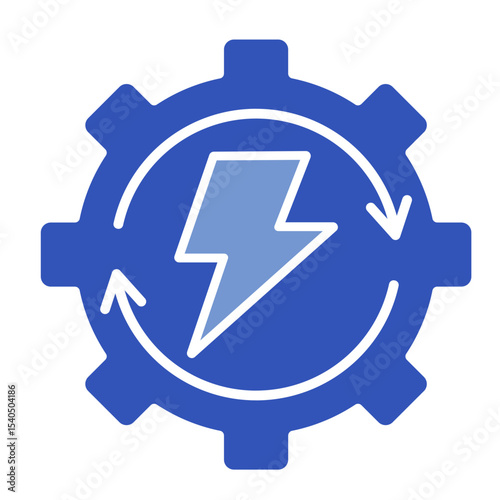 Energy Management  Icon Element For Design	