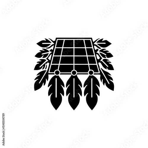 creative details solar panel icon vector illustration	