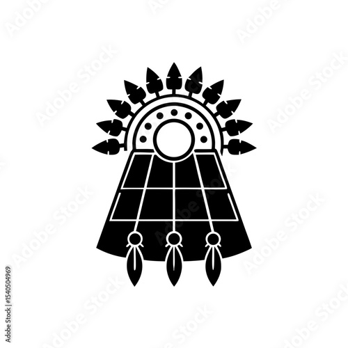 creative details solar panel icon vector illustration	