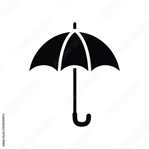 umbrella icon , template, flat, design, vector, illustrations, education, style, trendy, collections