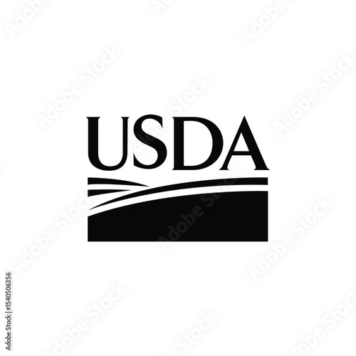 USDA Black Icon Vector