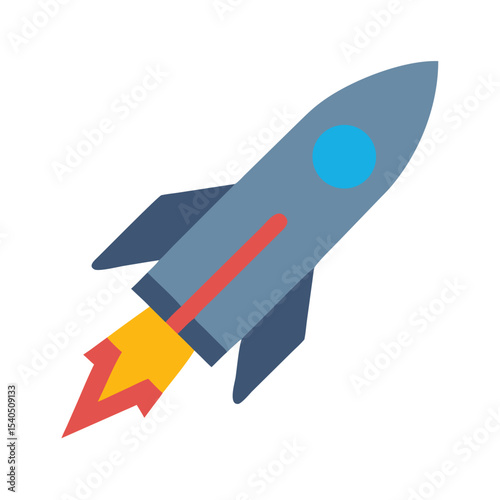 rocket in space