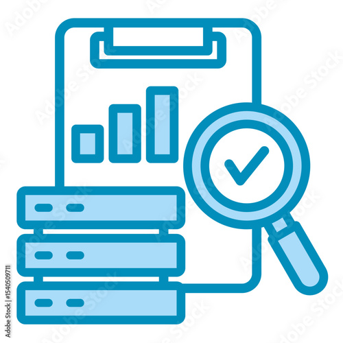 Big Data Analytics  Icon Element For Design	