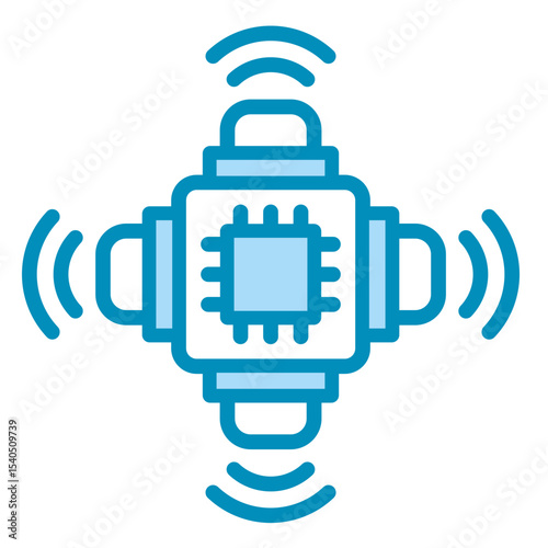 Smart Sensors  Icon Element For Design	