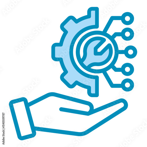 Predictive Maintenance  Icon Element For Design	