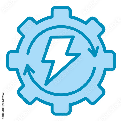 Energy Management  Icon Element For Design	
