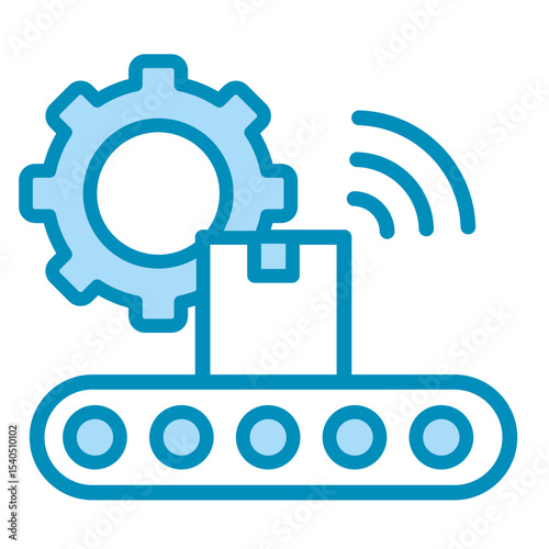 Smart Production  Icon Element For Design	