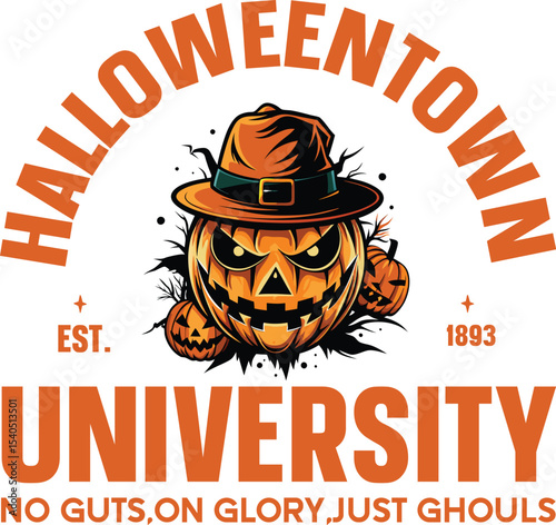 Halloweentown University No Guts, No Glory, Just Ghouls - Spooky Season Design