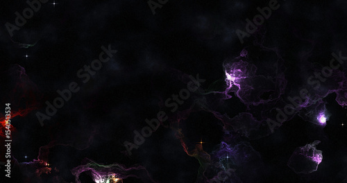 Photos A vibrant nebula glows amidst a field of stars, creating a sense of wonder and exploration in the vastness of space
