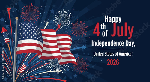 Celebrating America 4th of July Independence Day 2026